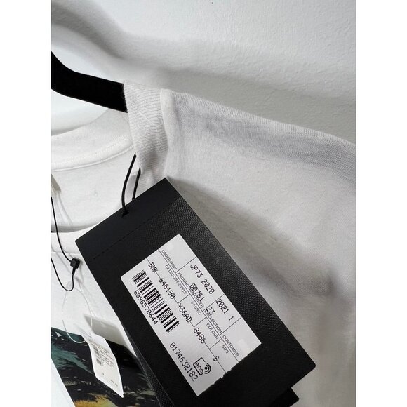 Saint Laurent Palm Tree-Print T-Shirt Women’s Small $420. - Picture 5 of 6